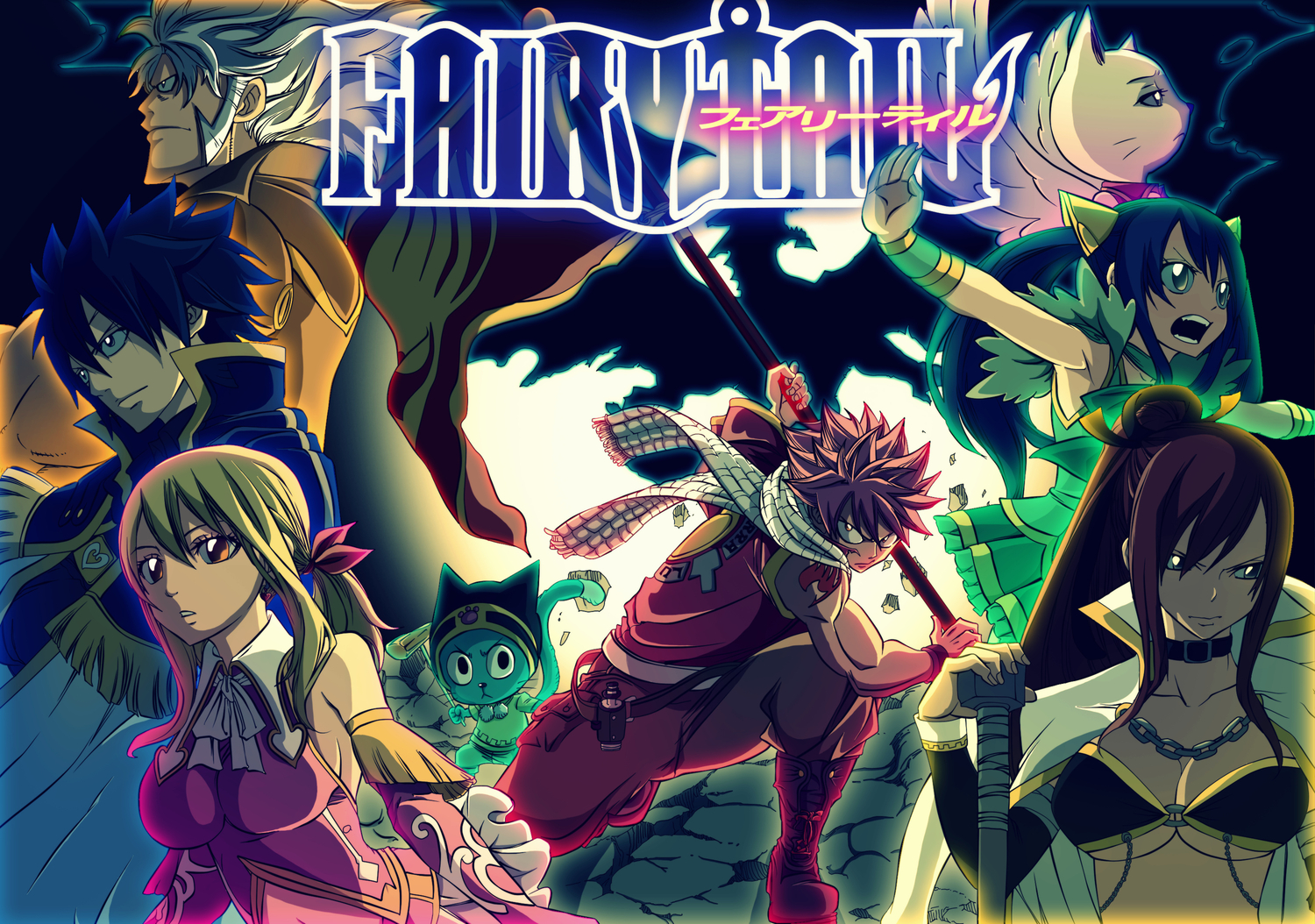 Fairy Tail ~ Хвост феи герои из аниме