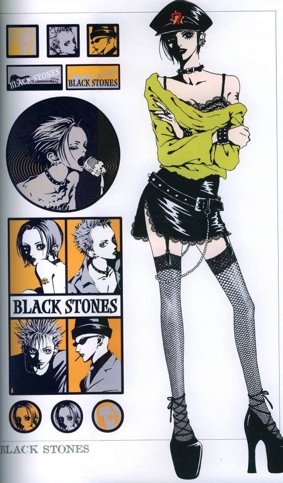 картинка Нана Осаки Black Stones (Blast) из аниме Нана