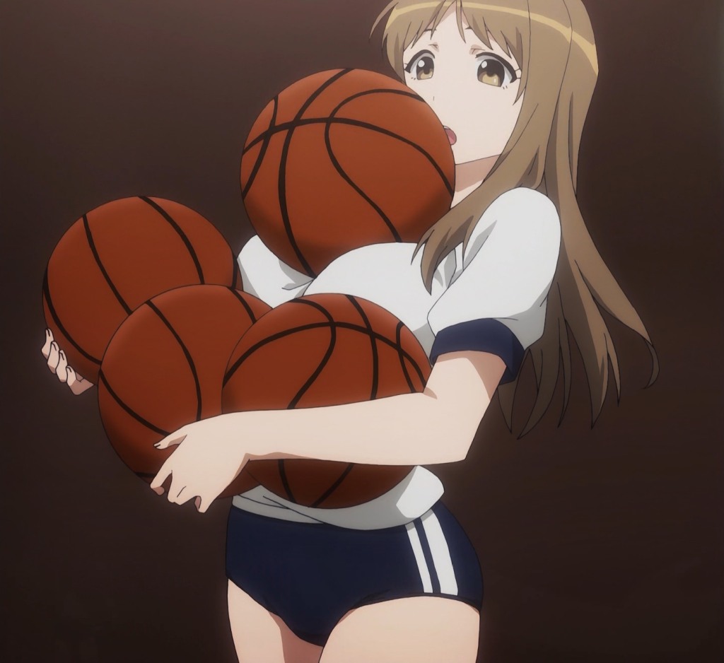 девушка с баскетбольными мячами yunoki_rina photokano
