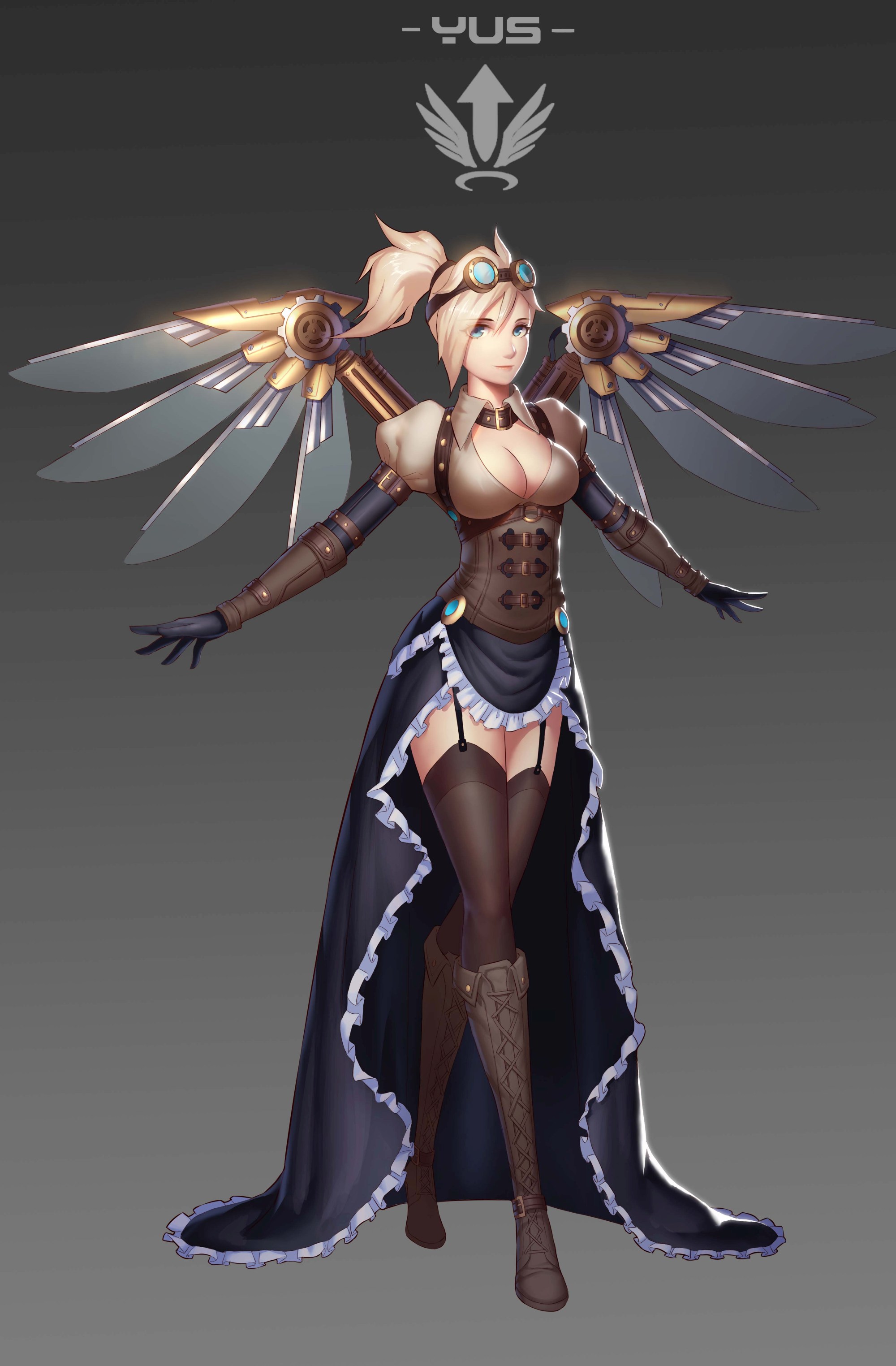Девушка с механическими крыльями Ангела Зиглер angela ziegler