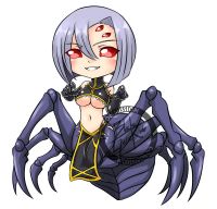 Рашера Арашера девушка паук из аниме monster musume no iru nichijou