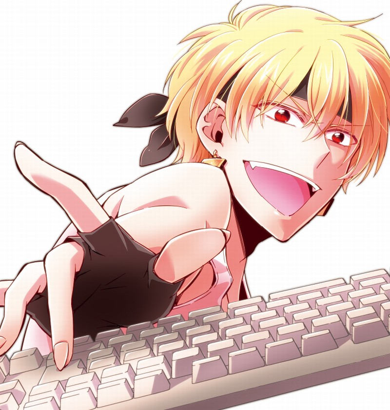 аниме парень с клавиатурой sensha otoko fate (series)